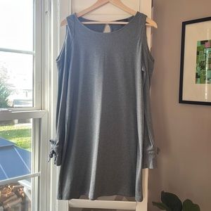 Cold Shoulder T-shirt Dress